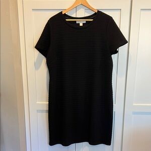 MICHAEL KORS Short Sleeve Black Mini Dress Size XL